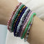 Fashion Geometric Agate Natural Stone Beaded Friendship Bracelet