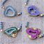 Fashion Geometric Crystal Beaded Agate Bracelet for Women