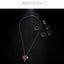 Fashion Geometric Alloy Gemstone Heart Cross Jewelry Set for Women