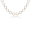 Fashion Geometric Alloy Plated Pearl Choker Necklace