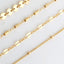 Geometric Alloy Plated Bracelet Set - 4 Piece Tube Chain Disc Lace Design