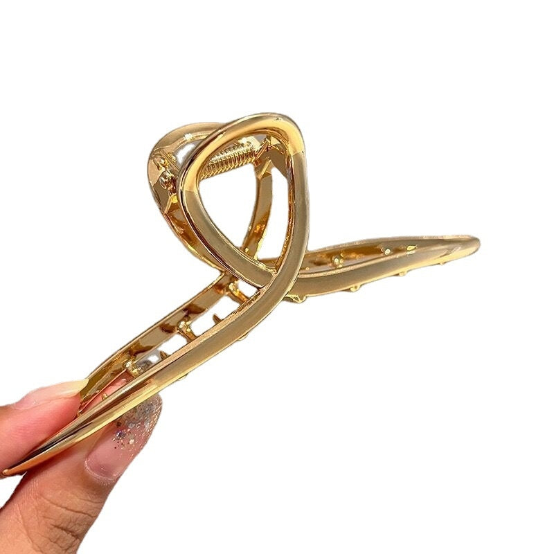 Fashion Geometric Metal Hair Claw Clip for Women