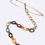 Fashion Geometric Acrylic Glasses and Mask Chain