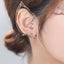 Geometric Cat Ear Cuff Clip-On Earrings for Women