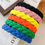 Fashion Braided Geometric Hair Band - Candy Color Non-Slip Headband