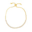 Adjustable Geometric 18k Gold Plated Zircon Bracelet for Women