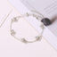 Fashion Geometric Double Layer Crystal Anklet for Women