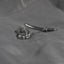 Geometric Cross Sword Titanium Steel Men's Hip Hop Earrings