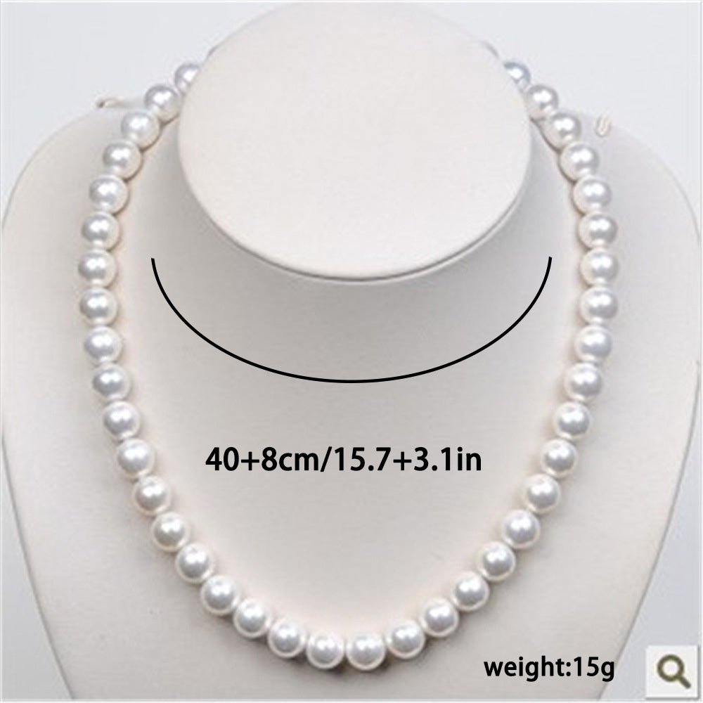 Fashion Geometric Pearl Beaded Women's Necklace