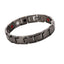 Geometric Metal Magnetic Therapy Men's Bracelet - Hematite Titanium Steel