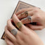 Geometric Metal Plated Earrings and Vintage Carved Moon & Snake Ring Set