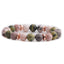 Geometric Natural Stone Beaded Bracelet for Women