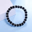 Fashion Geometric Crystal Beaded Elastic Bracelet for Women