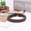 Geometric PU Leather Braided Unisex Punk Bracelet