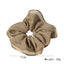 Geometric Satin Hair Tie - Korean Summer High-End Scrunchie, Simple Ponytail Holder, Versatile Hair Accessory