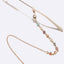 Fashion Geometric Metal Crystal Glasses and Mask Chain