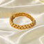 Geometric Stainless Steel 18K Gold Plated Bracelet