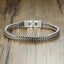 Geometric Stainless Steel Keel Chain Bracelet for Men