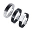 Fashion Geometric Stainless Steel and Silicone Men's Bangle Bracelet