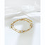 Fashion Geometric Double Layer Stainless Steel Zircon Bead Bracelet