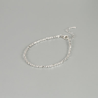 Geometric Irregular S925 Sterling Silver Bracelet for Women