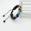 Geometric Stone Beaded Double Layer Bracelet