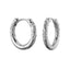 Geometric Titanium Steel Hypoallergenic Hoop Earrings for Men and Women