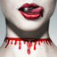 Fashion Geometric Halloween Bloody Choker Necklace