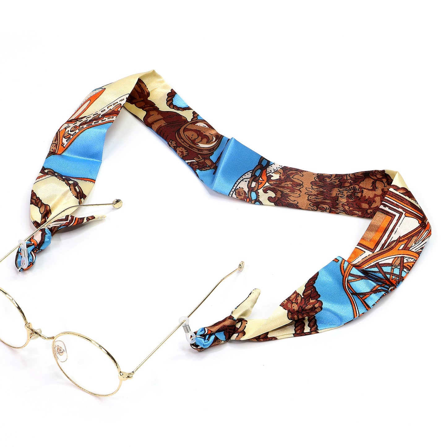 Fashion Glasses Chain Ribbon Wild Pattern Handmade Reading Glasses Anti-lost Strap