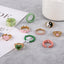 Fashion Heart Alloy Enamel Adjustable Ring