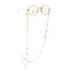 Fashion Handmade Colorful Crystal Glasses and Mask Chain
