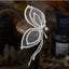 Handmade Silk Yarn Butterfly Hairpin Bridal Hair Accessories Set