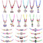 Colorful Butterfly Heart Kids' Friendship Bracelet and Necklace Set