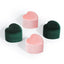 Fashion Heart Shape Corduroy Jewelry Box - Compact Ring and Pendant Display Case with Custom Logo Option
