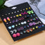 Heart Shape Flower & Butterfly Crystal Resin Alloy Earrings Set