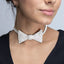 Fashion Rhinestone Bow Tie Choker Necklace