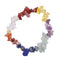 Fashion Irregular Natural Stone Beaded Bracelet with Colorful Crystal Chips