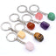 Irregular Natural Stone Crystal Keychain Pendant for Bags