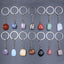 Irregular Natural Stone Crystal Keychain Pendant for Bags