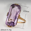 Fashion Zircon Silver Plated Ring for Women - Stylish Copper Jewelry