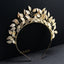 Golden Leaf Alloy Hair Band - Versatile Gold-Plated Headband