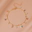 Fashion Leaf Eye Flower Rhinestone Star Daisy Unisex Bracelet Anklet