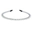 Fashion Leaf Plaid Pearl Rhinestone Metal Hairband