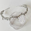 Elegant Rhinestone Leaf Bridal Hairband and Necklace Set