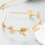 Fashion Floral Leaf Plated Hairband