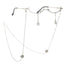 Fashion Star Zircon Chain Decorative Eyeglass Frame