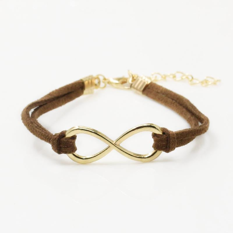 Fashion Symbol Alloy Plated Women's Hemp Rope Bracelet