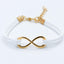 Fashion Symbol Alloy Plated Women's Hemp Rope Bracelet