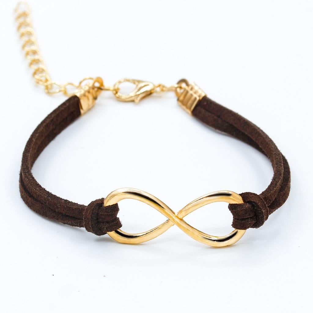 Fashion Symbol Alloy Plated Women's Hemp Rope Bracelet
