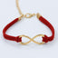 Fashion Symbol Alloy Plated Women's Hemp Rope Bracelet
